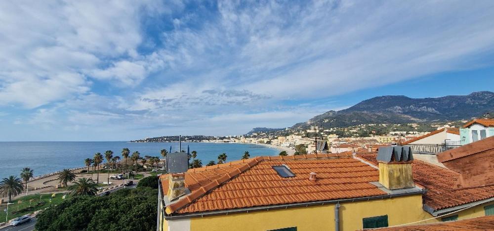 4P Vue Mer Et Montagne Menton Eksteriør billede
